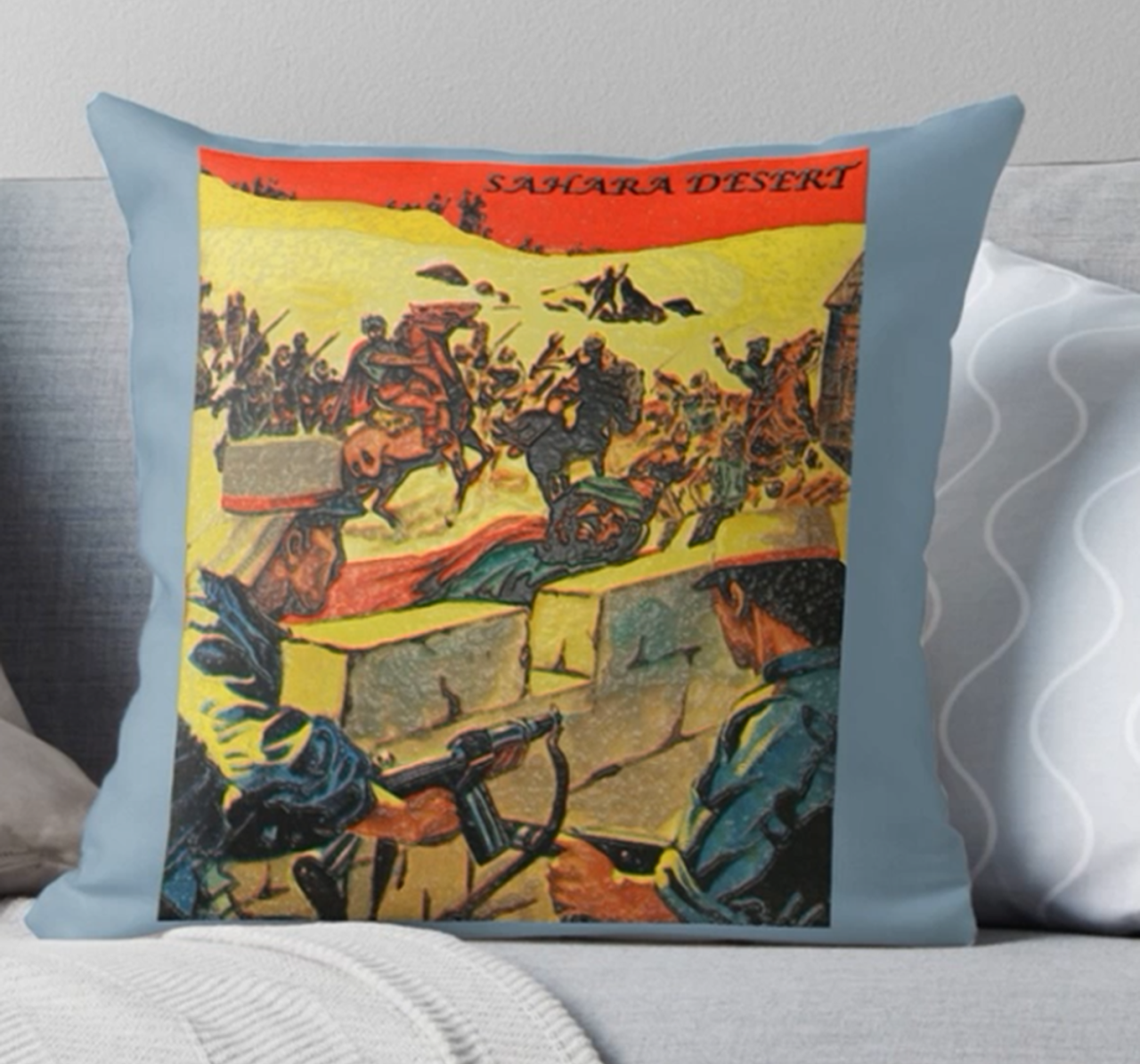 Cowboy & Indian Teepee Art