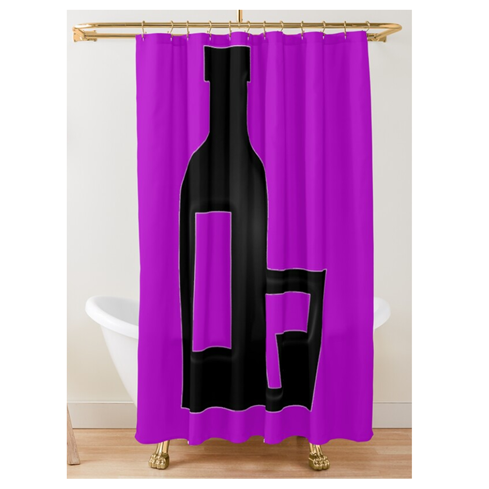 Western Era Whiskey Shower Curtain